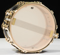 DW Collector's 8x14 Snare Drum Gun Metal Sparkle Glass Gold Hardware