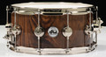 DW Collector's 6.5 x 14 Snare Drum Walnut Crotch - Nickel Hardware