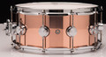 DW Collector's Series 6.5x14 3mm Copper Polished Snare Drum with Chrome Hardware