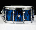 Sonor SQ2 Medium Beech Snare Drum 14 x 7  - Blue Tribal