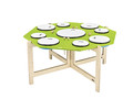 Nino Hand Drum Set w/ Mallets and Baltic Birch Stand, Made in EU