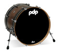 PDP Concept Exotic Maple 18x22 Bass Drum (No BDM) Charcoal Burst (PDCMX1822KKWC)