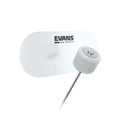 Evans EQ Double Pedal Patch, Clear Plastic - Pack of 2