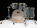 DW Design Series 4pc Drum Set  - Steel Grey 10/12/16/22