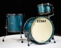 Tama Starclassic Maple 3pc Shell Pack  12/16/22 - Flat Steel Blue Metallic