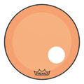Remo Powerstroke P3 22'' Drumhead with 5" Port Hole - Orange
