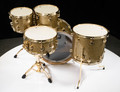 DW Collector's 5pc Maple/Spruce Shell Pack - Gold Glass w/Gold HW
