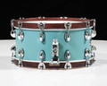Dixon Cornerstone 6.5x14 Maple Snare - Queztal Blue