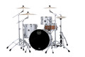 Mapex Saturn Evolution Hybrid Organic 3pc Rock Kit - Iridium Silver