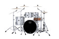 Mapex Saturn Evolution Maple/Walnut 4pc Classic Kit - Iridium Silver