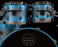 Mapex Saturn Evolution Maple/Walnut 5pc Workhorse Kit - Exotic Azure Burst