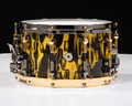 Sonor SQ2 14x8 Beech Snare Drum - Yellow Tribal - Tiger Interior