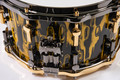 Sonor SQ2 14x8 Beech Snare Drum - Yellow Tribal - Tiger Interior