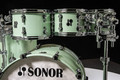 Sonor SQ2 6pc Beech Kit - Mint Sparkle w/African Marble