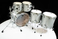 Mapex Saturn Evolution Birch/Walnut 5pc Workhorse Kit - Iridium Silver
