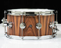 DW Collector's 7x14 15ply Solid Santos Rosewood - Single Row Chrome