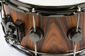 DW Collector's 7x14 15ply Santos Rosewood - Single Row Black Nickel