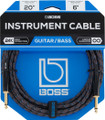 Roland BIC-20 20ft / 6m Instrument Cable, Straight/Straight 1/4 jack