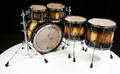 Sonor SQ2 5pc Maple Kit - Chocolate Candy Burst over African Marble