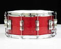 Ludwig Classic Maple 6.5x14 Snare Drum - Red Sparkle