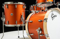 Gretsch Brooklyn 4pc Kit 12/14/20/14SD - Satin Tangerine Metallic