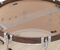 PDP Limited Edition Twisted Ivory 6.5x14 Snare Drum w/ Walnut Hoops