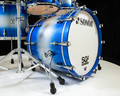 Sonor SQ2 5pc Maple Kit 10/12/14/16/22 - Blue Silver Sparkle Burst