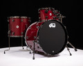 DW Collector's Pure Cherry 5pc Kit - Ruby Red Glass BN HW
