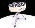 Pork Pie Big Boy Throne Silver w/Zebra