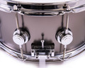 DW Collector's Series 6.5x14 Satin Black Nickel Over Brass Snare Drum with Chrome Hardware