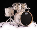 DW Collector's 5pc Maple SSC Shells Broken Glass w/ Chrome HW