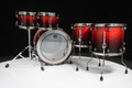 Mapex Saturn V Exotic Shell 5pc Studioease - Cherry Mist Maple Burl