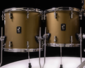 Sonor SQ1 22" 5-piece Shell Pack - Satin Gold Metallic 10/12/14/16/22