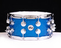 DW Collector's Series Pure Maple 10+6 Snare 7x14 - Blue Glass (Copy of DRFP0714SSC070)