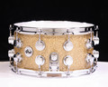 DW Collector's 7x14 Pure Maple Snare - Gold Glass w/Chrome HW