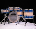 Rear View of SQ2 Blue Burst Toms
