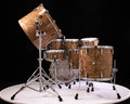 Sonor SQ2 10pc Maple Kit with Gong Drum - Chocolate Burl High Gloss