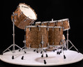 Sonor SQ2 10pc Maple Kit with Gong Drum - Chocolate Burl High Gloss