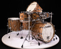 Sonor SQ2 10pc Maple Kit with Gong Drum - Chocolate Burl High Gloss