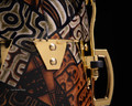 LP Limited Edition Tribal Finish Fiberglass with Gold Hardware Conga Set