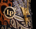 LP Limited Edition Tribal Finish Fiberglass with Gold Hardware Conga Set