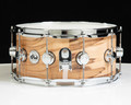 DW Collector's 3/3/3 Maple 6.5x14 Snare - Exotic Olive Ash Burl