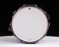 DW Collector's Maple Snare 7x14 White Rally Stripe on Blue Metallic
