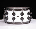 DW Collector's 7x14 SSC Maple Snare - Gloss White w/ Black Nickel