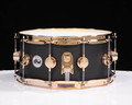 DW Collector's 6.5x14 Carbon Fiber Snare Drum w/Gold HW