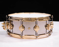 DW Collector's 5.5x14 Nickel over Brass Snare w/Gold HW