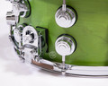 DW Collector's Pure Maple 7x14 Snare Drum - Lime Green Satin Oil