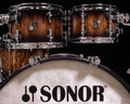 Sonor SQ2 5pc Vintage Maple Kit - Violet Burst over African Marble
