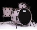DW Collector's 5pc SSC Maple Kit - Light Grey over Exotic Mapa Burl (1252692)