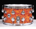 DW Collector's 8 x 14 Maple Snare Drum - SSC Amber Swirl